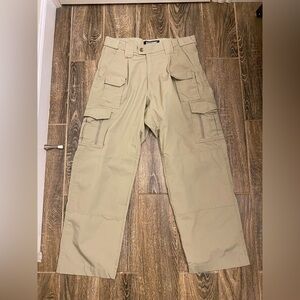 Blackhawk Mens Tactical Pants Tan 34x30 Warrior Wear Ripstop Cargo Workwear